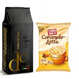 Кофе зерновой и  Caramelo Latte 3 в 1, 20 штук